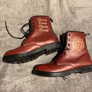 Harry Potter Gryffindor Combat Boots